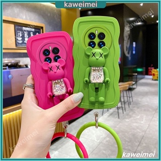 เคสโทรศัพท์มือถือ ซิลิโคน กันกระแทก ลาย KAWS 3D สําหรับ Huawei P30 Pro P50 Pro Mate 30 40 Pro Mate 50 Pro