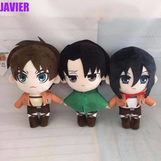 JAVIER หมอนตุ๊กตานุ่ม รูปการ์ตูนอนิเมะ Attack on Titan Eren Jaeger ของเล่นสําหรับเด็ก