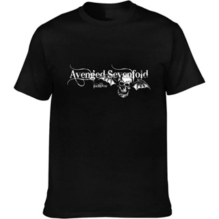 เสื้อยืด ลาย Avenged Sevenfold สวมใส่สบาย สีดํา สําหรับผู้ชาย