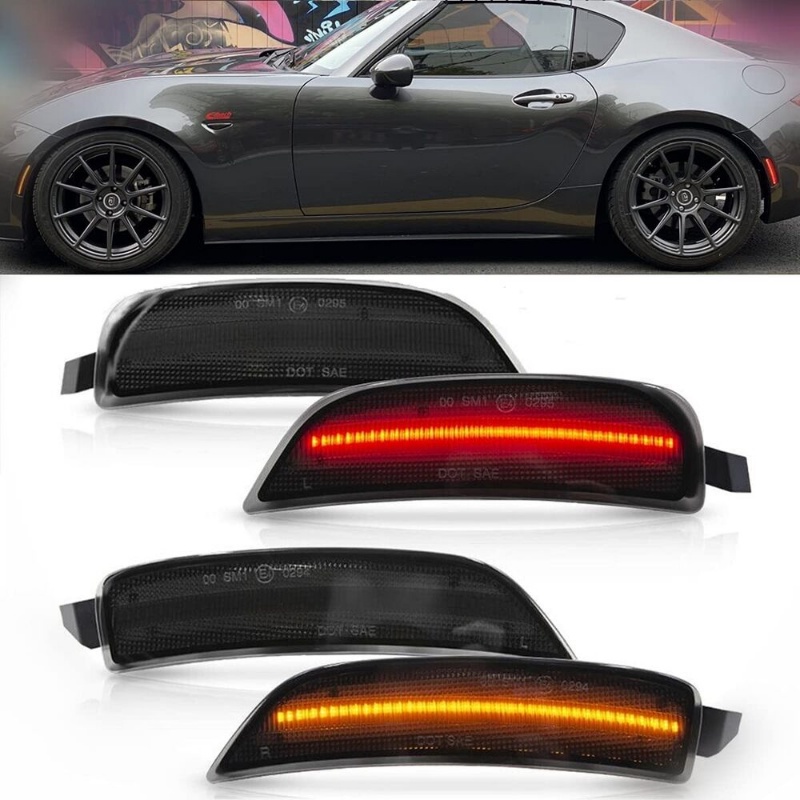 ไฟหมอก LED ด้านหน้า ด้านหลัง สําหรับ 2016-2022 Mazda MX-5 Miata OEM NA1J-51-5F0B NA1J-51-5E0B NA1J-5