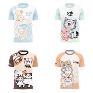 รวมลายน้องหมา-น้องแมว สุดน่ารัก เสื้อวิ่งพิมพ์ลายน้องหมา-น้องแมว