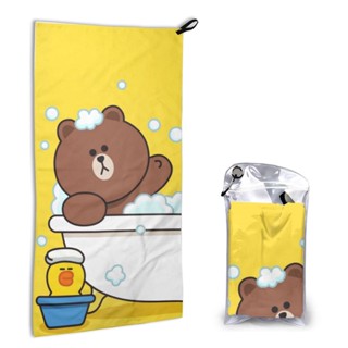 【มีสินค้า】Rilakkuma ผ้าขนหนูไฟเบอร์ แบบแห้งเร็ว พิมพ์ลาย ขนาด 40*80 ซม. สําหรับทุกเพศ