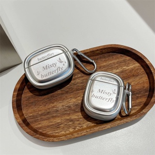 ใหม่ เคสหูฟัง ซิลิโคนนิ่ม กันกระแทก ลายผีเสื้อภาษาอังกฤษ สําหรับ Airpods Pro 1 2 3 Pro Generation