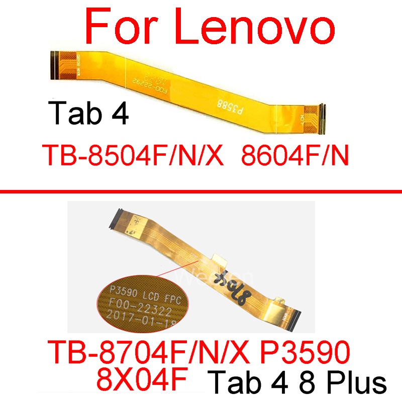 เมนบอร์ด Flex สําหรับ Lenovo Tab4 TB-8504F/N 8604F/N เมนบอร์ด Flex Ribbon สําหรับ Lenovo Tab 4 8 Plu