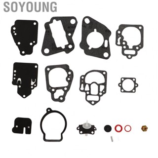 Soyoung Carb Rebuild Kit  Outboard Carburetor  Oil Resistant 1395‑97611 Durable Rubber for 6hp To 25hp 2 Cylinder