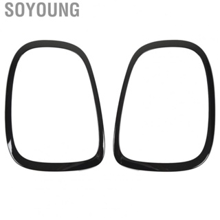 Soyoung 2Pcs Front Rear Light Ring Trim 63217351432 Left And Right Taillight Surround For Mini Cooper F55 F56 F57 2014-2022