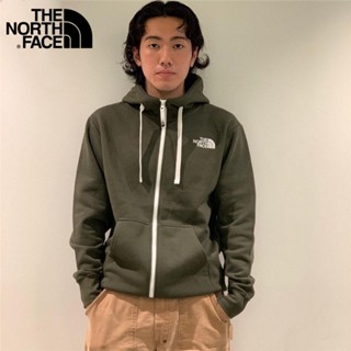 เสื้อแจ็กเก็ต เสื้อฮู้ด ผ้าฝ้ายถัก 100% ปักลายโลโก้ The North Face 320 กรัม สําหรับผู้ชาย และผู้หญิง