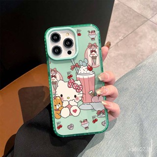 เคสโทรศัพท์มือถือแบบใส กันกระแทก ลายเฮลโลคิตตี สําหรับ iPhone 14promax 13Pro 11 12 x xr xsmax 6 7 8plus