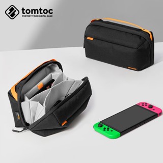 tomtoc Switch OLED storage bag accessories storage bag cassette storage wire storage game machine storage bag pixel black