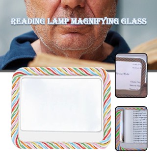 Large Page Magnifier for Reading Magnifying Glass with Light Handheld Magnifier