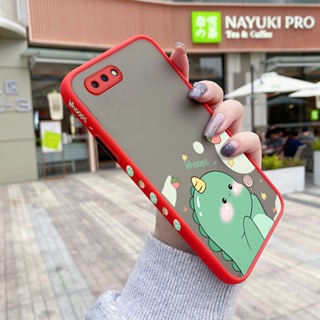 เคสโทรศัพท์มือถือ ซิลิโคนนิ่ม กันกระแทก ลายการ์ตูนไดโนเสาร์น้อยน่ารัก สําหรับ OPPO A3s A12E A5 2018 Realme C1