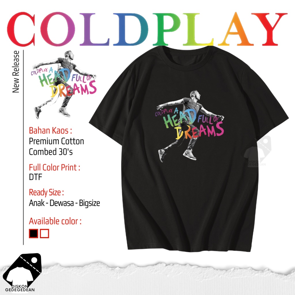 แฟชั่น เสื้อยืด Coldplay - Coldplay - เสื้อ Coldplay - Coldpay Type 8