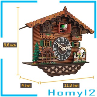 [HOMYL2] นาฬิกาลูกตุ้ม รูปนก สําหรับแขวนตกแต่งห้องนั่งเล่น ห้องเด็ก