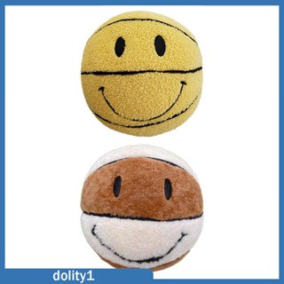 [Dolity1] หมอนตุ๊กตายัดไส้ รูปหน้ายิ้ม ใส่สบาย ของขวัญวันเกิด ของเล่นสําหรับเด็ก