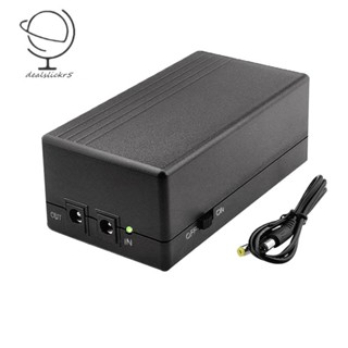 พาวเวอร์ซัพพลายฉุกเฉิน แบตเตอรี่สํารอง UPS 12000MAh 12V 2A สําหรับกล้องวงจรปิด และเราเตอร์ WiFi