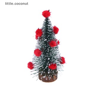 [little.coconut] โมเดลต้นคริสต์มาสจิ๋ว สําหรับตกแต่งบ้านตุ๊กตา 1:12 1 ชิ้น