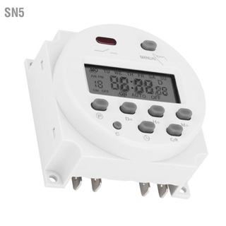 SN5 CN101A DC 12V มินิ LCD ดิจิตอลไมโครคอมพิวเตอร์ควบคุมสวิตช์ตั้งเวลาเปิดปิด