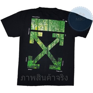 📦พร้อมส่ง ⭐ off white ⭐ เสื้อยืด คอกลม แขนสั้น แฟชั่น unisex ออฟไวท์ off white landscape hankyu 2019 special edi