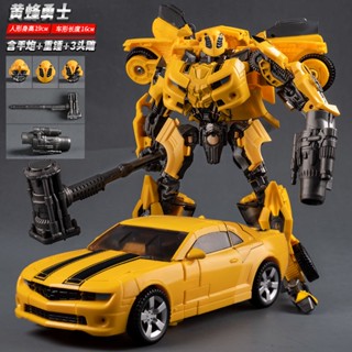 โมเดลฟิกเกอร์ Transformers Bumblebee King Kong Optimus Carman Robot Column ของเล่นสําหรับเด็กผู้ชาย