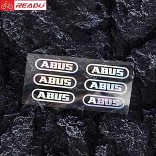 สติกเกอร์ ลาย ABUS สําหรับติดตกแต่งหมวกกันน็อค จักรยานเสือภูเขา