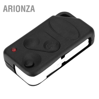 ARIONZA 2 ปุ่มรถรีโมทพลิกคีย์ Fob เคส ฝาครอบใบมีดพอดีสำหรับ Land Rover Range P38