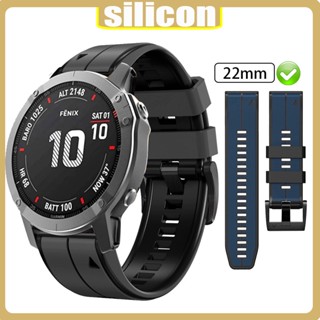 Lereach สายนาฬิกาข้อมือพลังงานแสงอาทิตย์ 22 มม. แบบเปลี่ยน สําหรับ Garmin Approach S60 S62 S6 S5 S20 Descent G1 G1