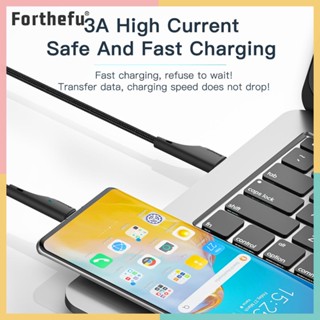 ★ Forthefu ★  Essager สายเคเบิลไมโคร USB Type C 1 เมตร สําหรับ Huawei Xiaomi Samsung Oneplus -T