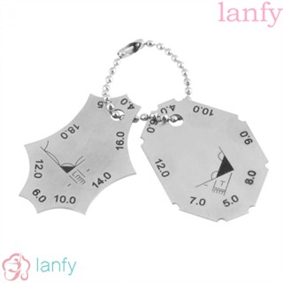 Lanfy เกจวัดความลึกของคอ แบบสเตนเลส สองชิ้น