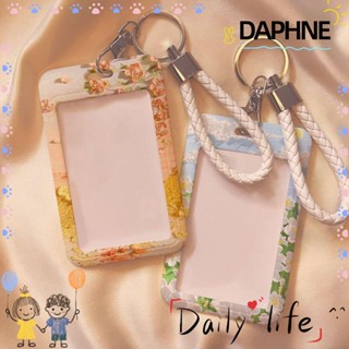 Daphne กระเป๋าใส่บัตรเครดิต พลาสติก ลายการ์ตูน สําหรับผู้ชาย และผู้หญิง