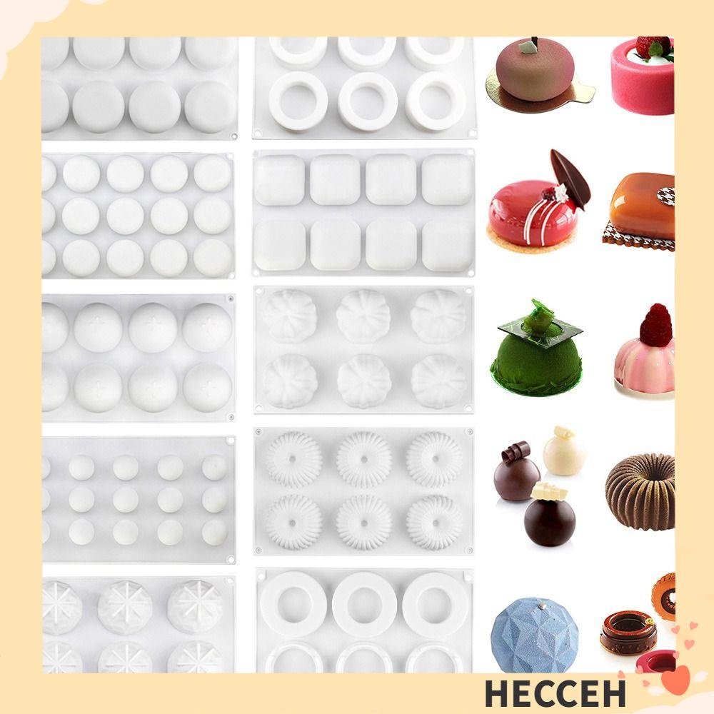 Hecceh แม่พิมพ์ซิลิโคน สําหรับทําเค้กช็อคโกแลต เบเกอรี่ DIY