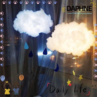 DAPHNE โคมไฟแขวน ผ้าฝ้าย รูปก้อนเมฆ สําหรับตกแต่งบ้าน ของขวัญวันเกิดเด็ก