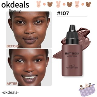 Okdeals รองพื้น คอนซีลเลอร์ ควบคุมความมัน กันน้ํา 9 สี สําหรับผู้หญิง