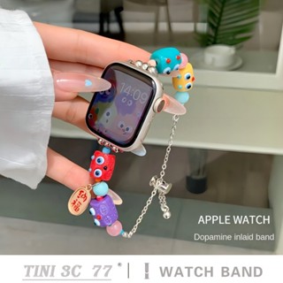 สายนาฬิกาข้อมือ สายโซ่โลหะ ขนาดเล็กพิเศษ สําหรับ iWatch Series 8 7 SE 6 5 4 3 S8 49 มม. 40 มม. 41 มม. 44 มม. 45 มม.