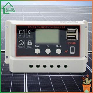 ✿ ล็อตซอฟกู้ด ✿  แผงควบคุมการเก็บประจุพลังงานแสงอาทิตย์ 10A 20A 30A 12V 24V สําหรับแบตเตอรี่ Lead-Acid Li-Ion