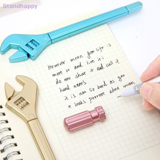 Standhappy ปากกาลูกลื่น ประแจพลาสติกจําลอง สุ่มสี น่ารัก สําหรับนักเรียน สํานักงาน