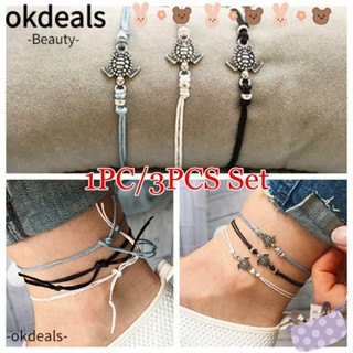 OKDEALS สร้อยข้อเท้า สายโซ่ แฟชั่นสําหรับผู้หญิง