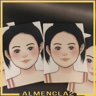 [Almencla2] แผ่นบอร์ด สําหรับฝึกวาดภาพระบายสีบนใบหน้า