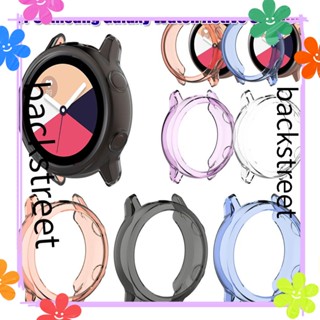 Backstreet เคสนาฬิกาข้อมือ TPU นิ่ม สไตล์สปอร์ตคลาสสิก สําหรับ Samsung Galaxy Watch Active SM-R500