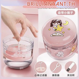 Tooth Socket Box Transparent Soak Orthodontic Retainer Clean Denture Case bri. กล่องครอบฟัน