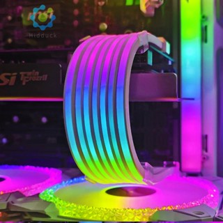 [Idduck.Th] แถบไฟนีออน ขยายเคส PC PSU RGB ATX 24Pin + PCI-E GPU 8PinX2 สีนีออน ARGB