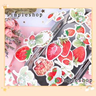 SIMPLE สติกเกอร์ อเนกประสงค์ สําหรับติดตกแต่งสมุดโน้ต 45 ชิ้น ต่อกล่อง