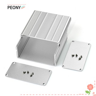 Peonypavilion กล่องโปรเจคเตอร์อิเล็กทรอนิกส์ อลูมิเนียม สีเงิน ทนทาน 3.94 x3.94 x1.97 นิ้ว