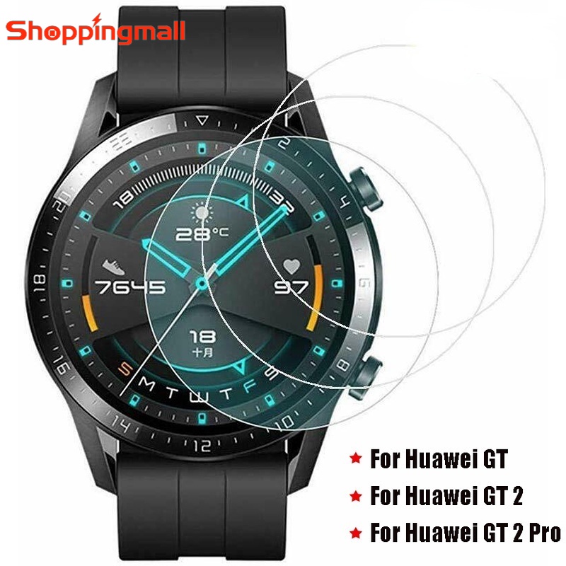 ฟิล์มกระจกนิรภัย ป้องกันรอยขีดข่วน 9H สําหรับ Huawei Watch GT2 Huawei Watch GT2
