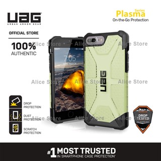 Uag เคสโทรศัพท์มือถือ ลายพลาสม่า สีเขียว สําหรับ iPhone 7 Plus iPhone 8 Plus