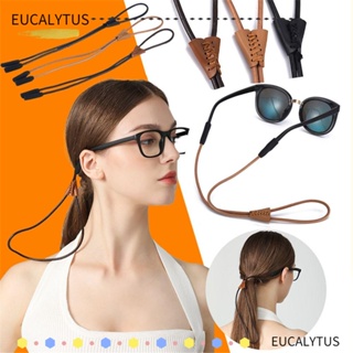 Eutus สายคล้องแว่นตา แบบหนัง ปรับได้ ป้องกันการสูญหาย