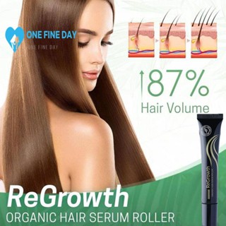 Regrowth เซตลูกกลิ้งโลชั่น เซรั่มบํารุงเส้นผม ชีวภาพ ช่วยให้เส้นผมหนาแน่น F6D0