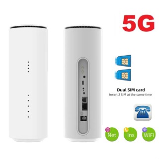 5G Router 2 ซิม WiFi 6 +VoLTE รองรับ โทรเข้า ออก ได้ รองรับ 5G 4G ทุกเครืองข่าย