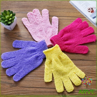 ถุงมืออาบน้ำ ถุงมือขัดผิวอาบน้ำ ขจัดเซลล์ผิวเก่า พร้อมส่ง Glove-style bath towel