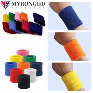 Myronghd สายรัดข้อมือ ผ้าฝ้าย สําหรับออกกําลังกาย