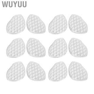 Wuyuu Metatarsal Pads 6 Pair Soft Transparent Forefoot for Sneakers Hiking